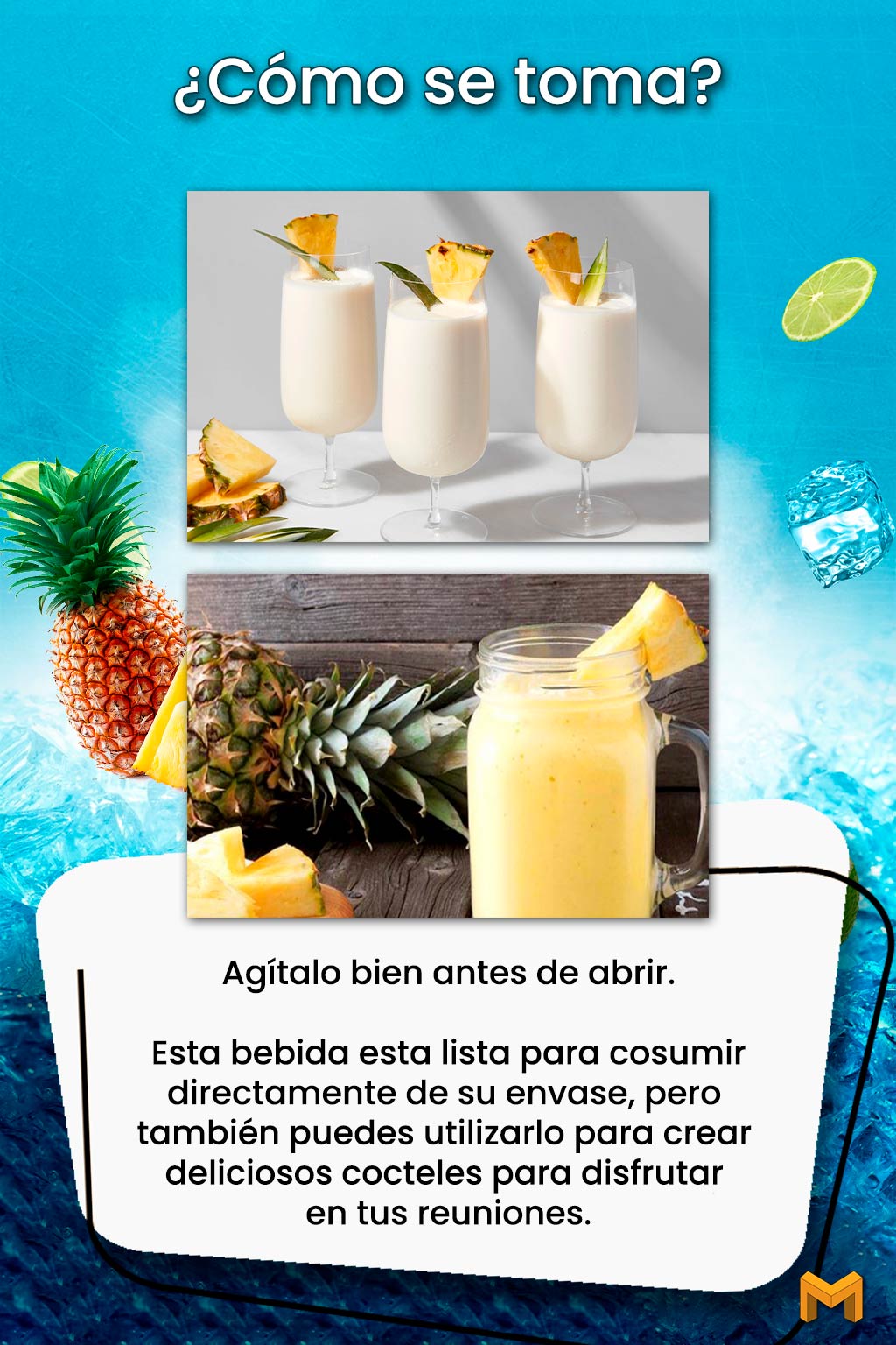 Descripción Cool Pina Colada 500ml 2