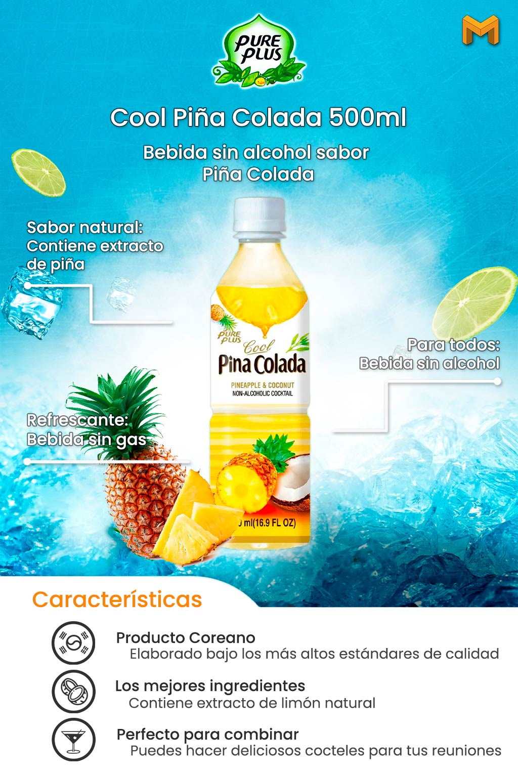 Descripción Cool Pina Colada 500ml 1
