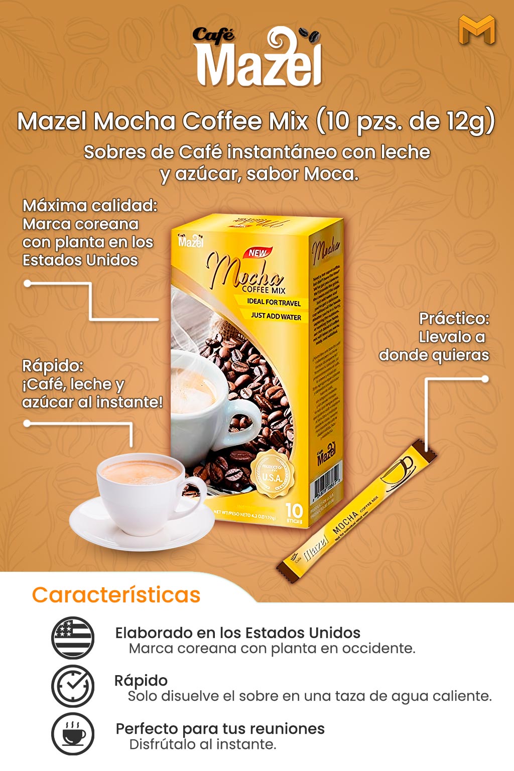 Descripción Café Mazel Moca 1