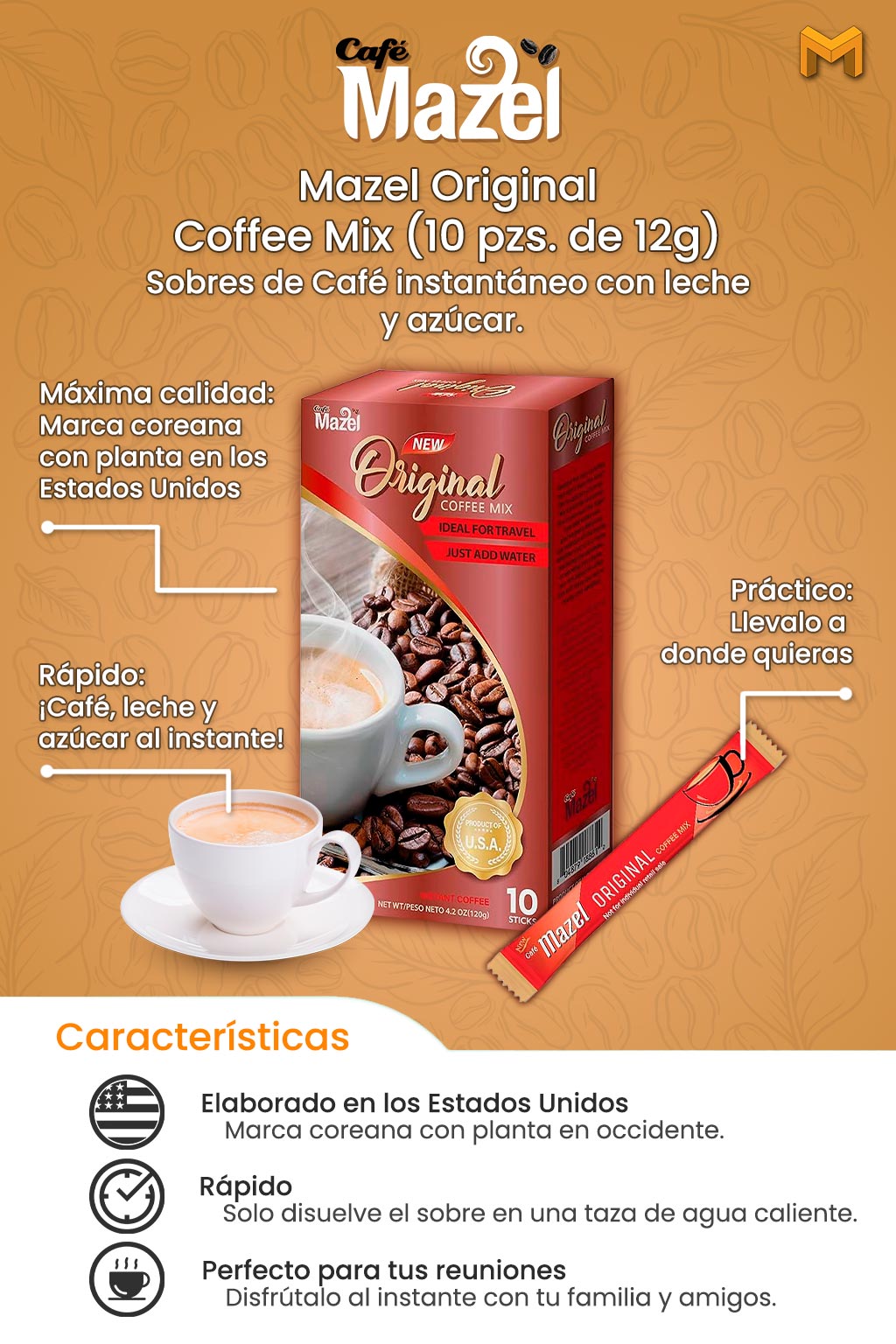 Descripción Café Mazel Original 1