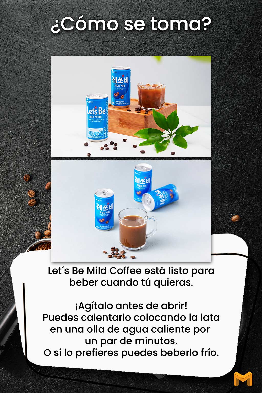 Descripción LetsBe Cappuccino 240ml 2