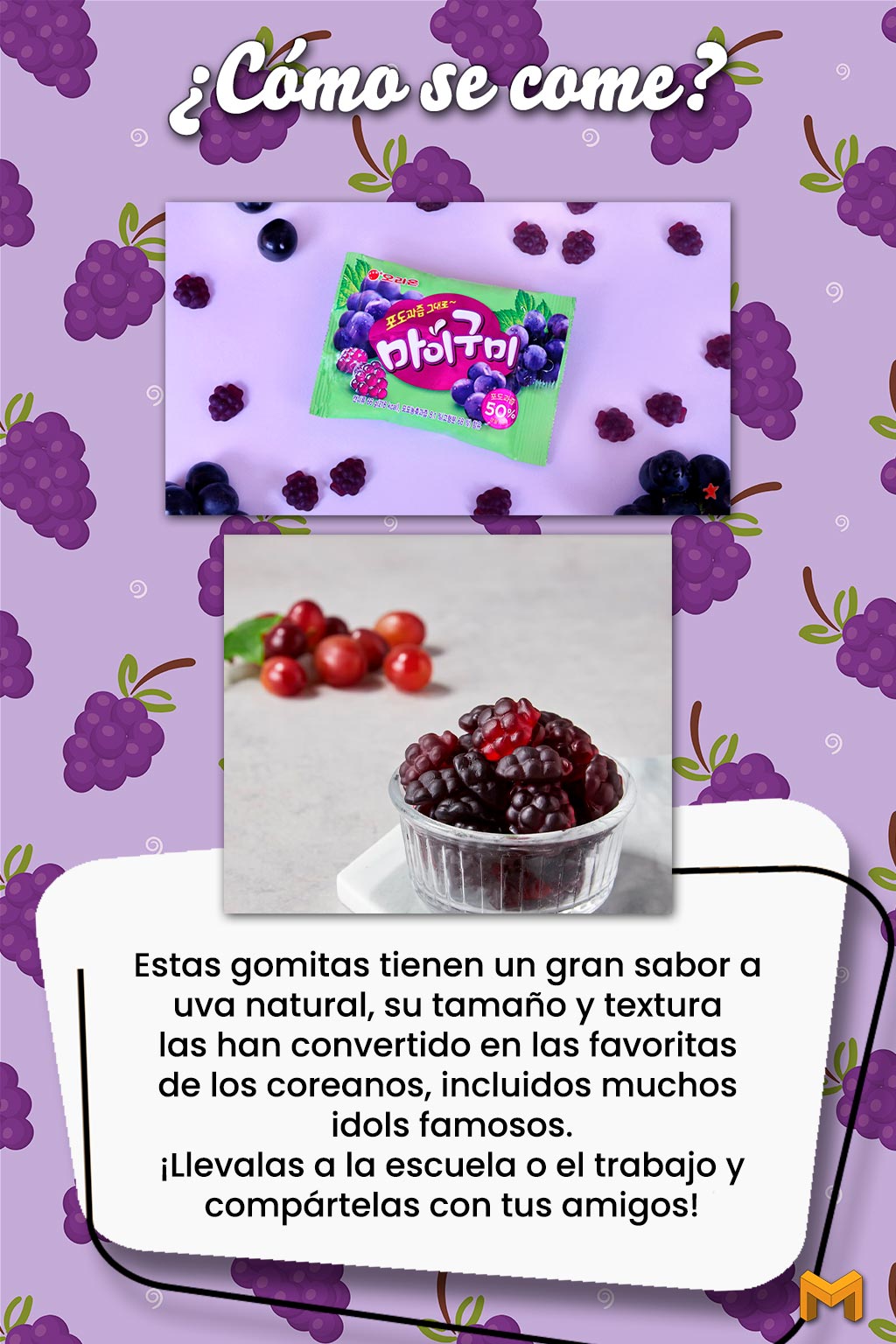 Descripción My Gummy Uva 66g 2