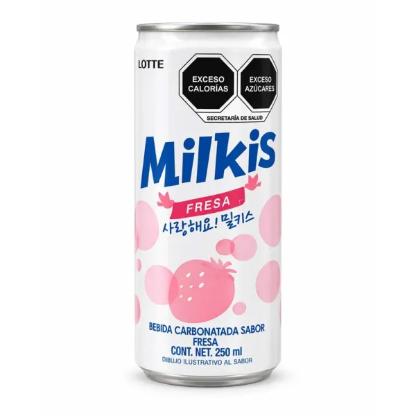 Bebida Coreana Milkis Fresa Lotte 250ml