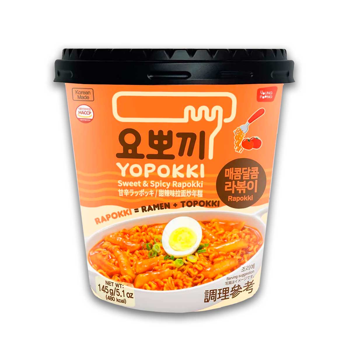 Rapokki Dulce y Picante Yopokki 145g