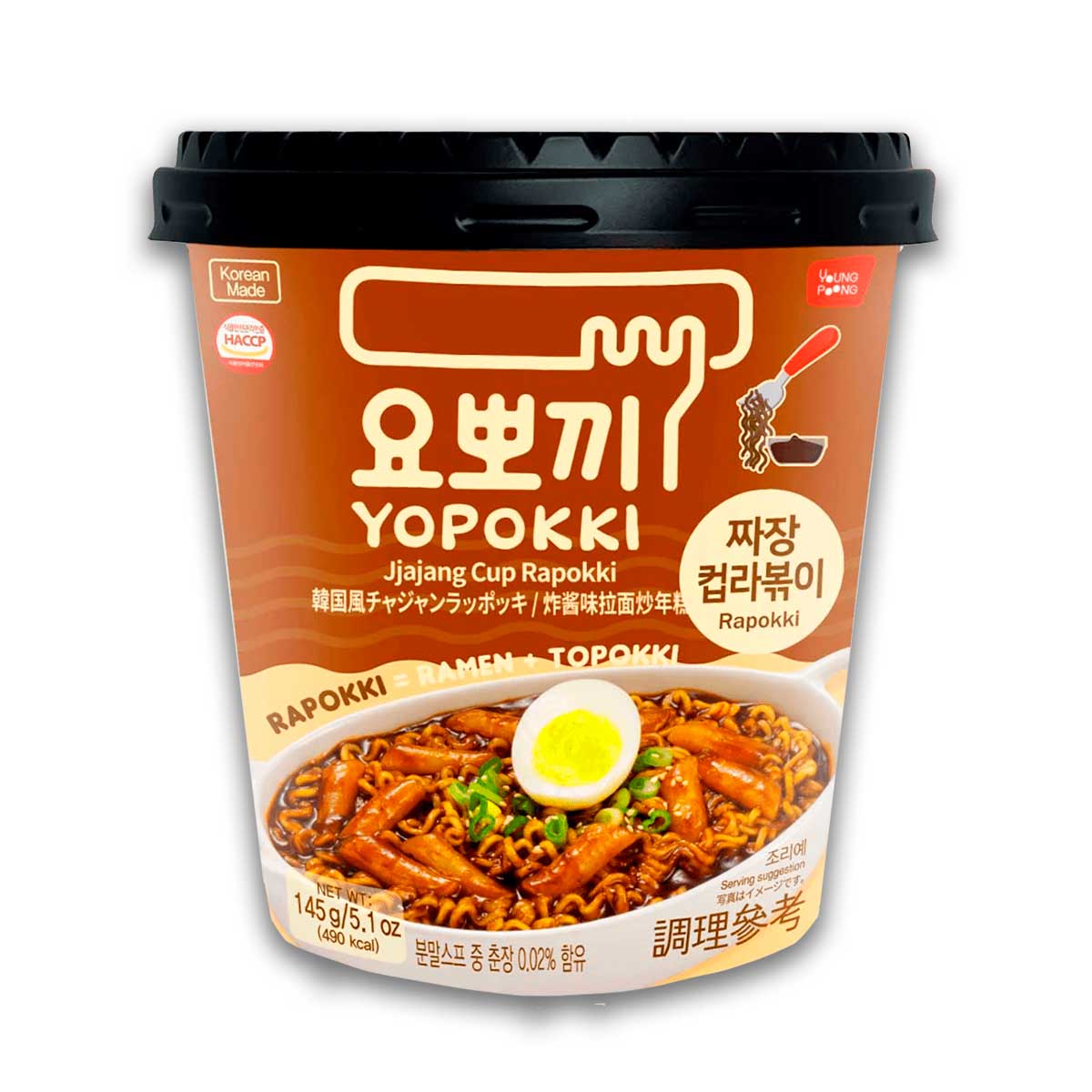 Rapokki Jjajang Yopokki 145g