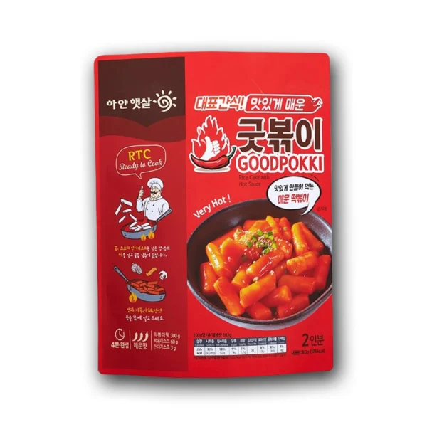 Topokki con Salsa Picante GoodPokki K-Quick 353g