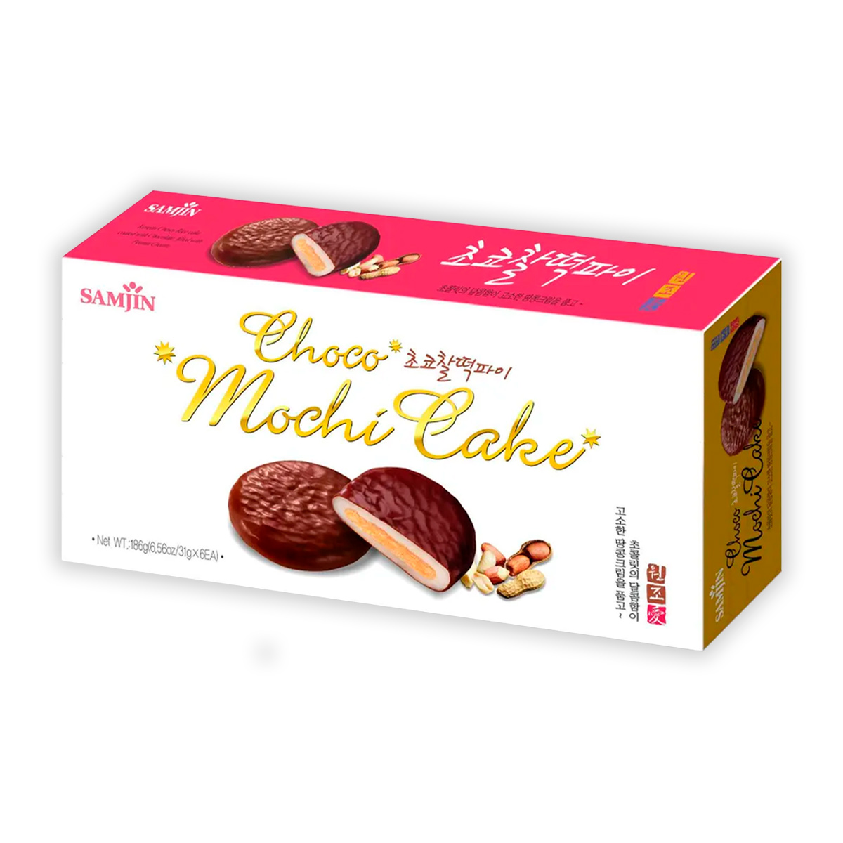 Choco Mochi Cake Peanuts Samjin