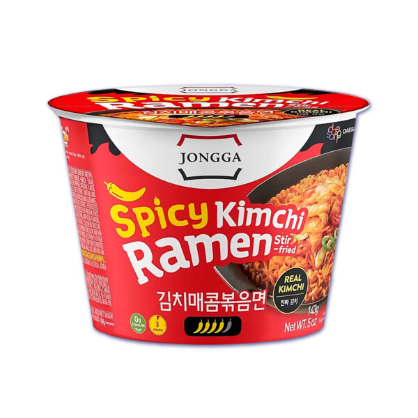 Ramen Salteado Picante con Kimchi Jongga 143g