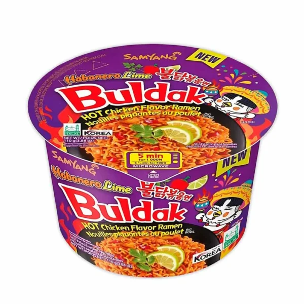 Ramen de Habanero con Limón Buldak Bowl110g