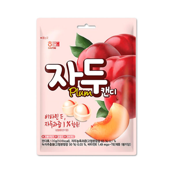 Caramelos sabor Ciruela Haitai 130g