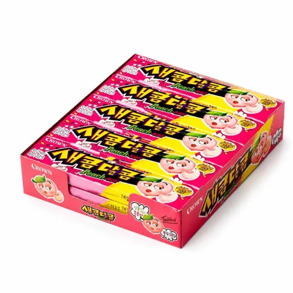 Caramelo Suave sabor Durazno CROWN 435g (caja)