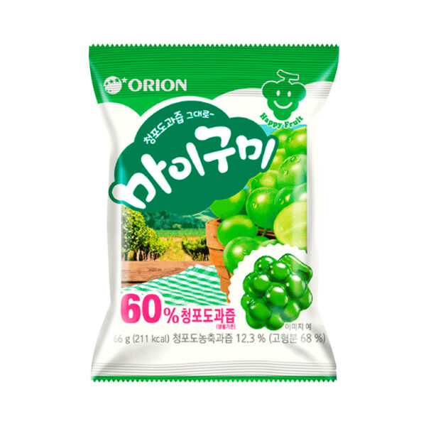 Gomitas My Gummy Uva Verde Orion 66g