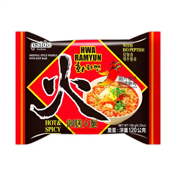 Paldo Hwa Ramen Picante Con Soya 120g