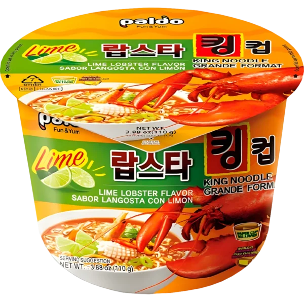 Ramen sabor Langosta con Limón Tazón de 110g Paldo