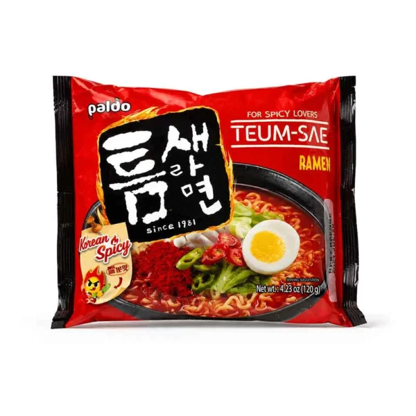 Paldo Teumsae Ramen Super Picante Bolsa 120g