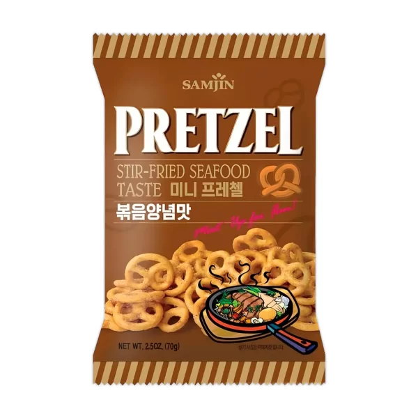 Pretzel Coreano Sabor Mariscos Samjin 70g