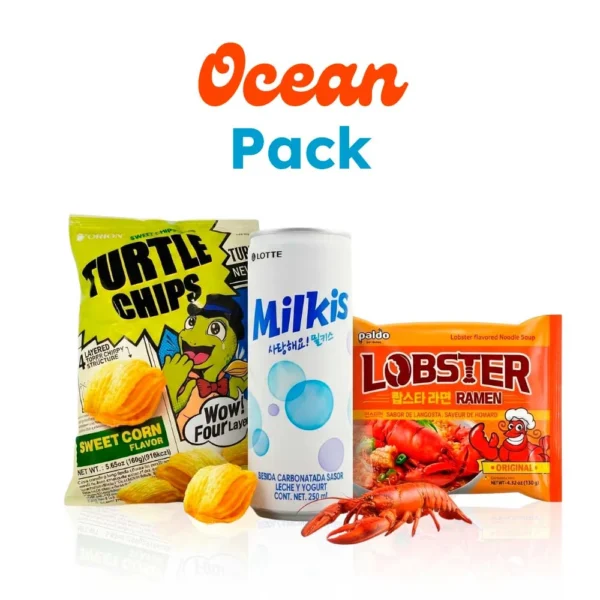 Ocean Pack: Ramen Lobster + Milkis Original+ Turtle Chips