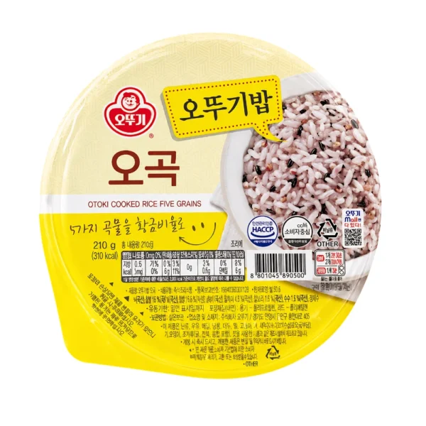 Arroz Coreano Multigrano (5 granos) Cocido Otoki 210 g